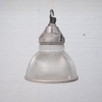 Pair of Holophane suspensions, 1950.
