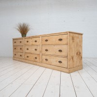 Large haberdashery cabinet drawers, 1900