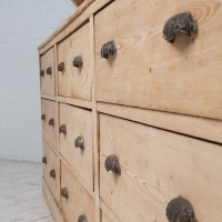 Large haberdashery cabinet drawers, 1900