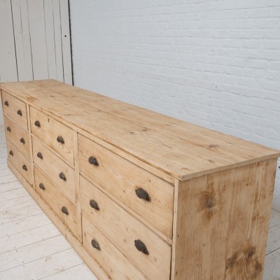 Large haberdashery cabinet drawers, 1900
