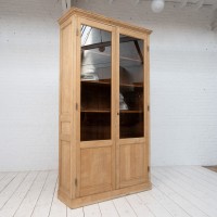 Imposante bibliothèque en chêne 2 portes, 1930