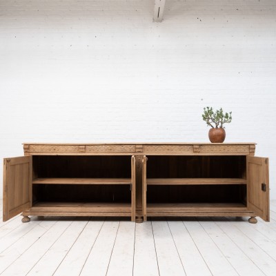 Grande enfilade en chêne, 19ème