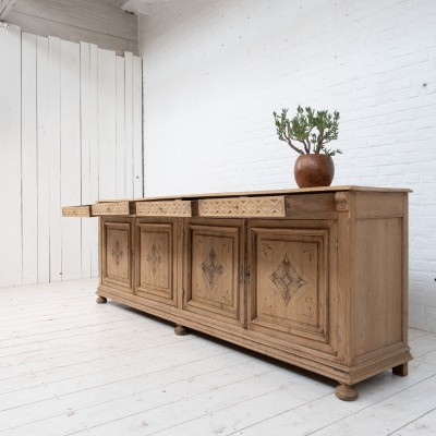 Grande enfilade en chêne, 19ème