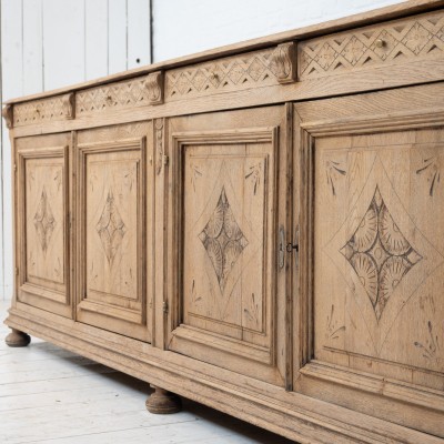 Grande enfilade en chêne, 19ème