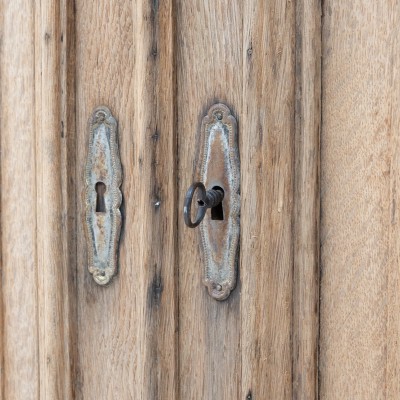 Large oak enfilade, 19th century.