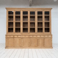 Bibliothèque en chêne 12 portes, 1920