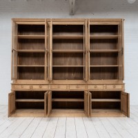Bibliothèque en chêne 12 portes, 1920