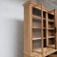 Bibliothèque en chêne 12 portes, 1920