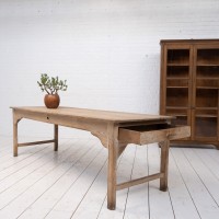 Grande table en bois, 19ème