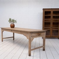 Grande table en bois, 19ème