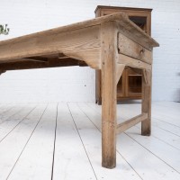 Grande table en bois, 19ème