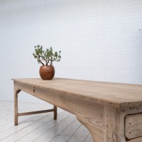 Grande table en bois, 19ème
