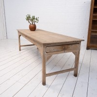 Grande table en bois, 19ème