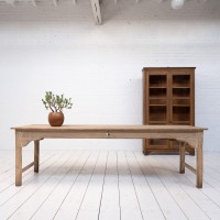 Grande table en bois, 19ème