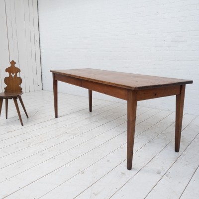 Table de ferme en bois, début 20ème