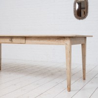 Grande table de ferme en bois