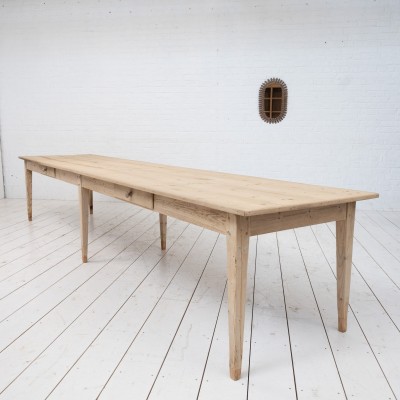 Grande table de ferme en bois