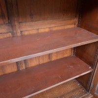 Bibliothèque anglaise en acajou, 19ème