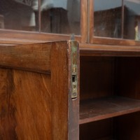 Bibliothèque anglaise en acajou, 19ème