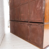 Bibliothèque anglaise en acajou, 19ème