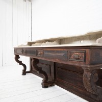 Ancien meuble de barbier, 1900