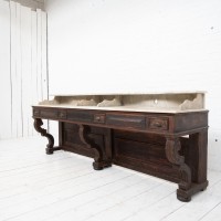 Ancien meuble de barbier, 1900