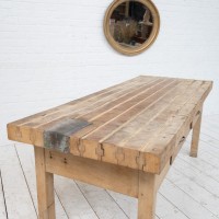 Ancien billot de boucher