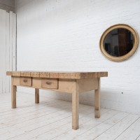 Ancien billot de boucher