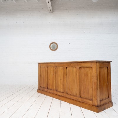 French wooden counter shop, 1950