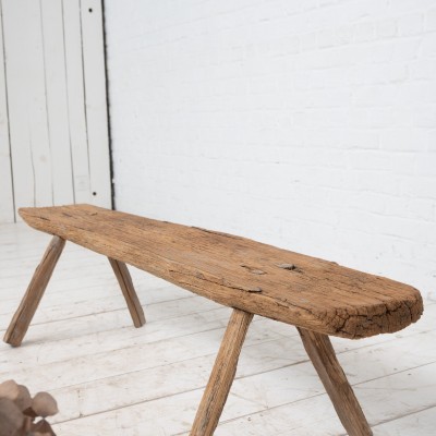 Antique primitive bench, circa 1920