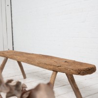 Antique primitive bench, circa 1920