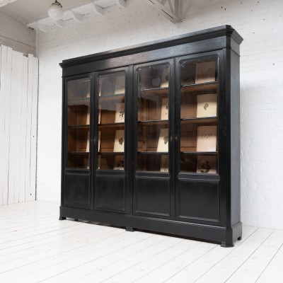Imposante bibliothèque 4 portes, début XXème