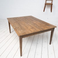 Large table de ferme en chêne, début XXème