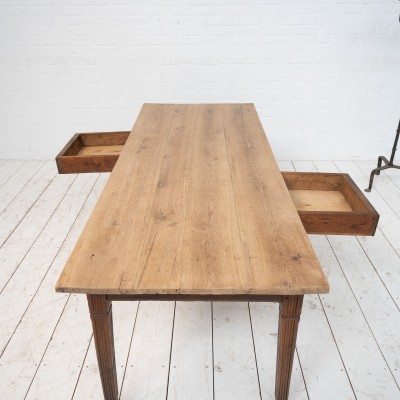 Table de ferme en chêne, début 20ème