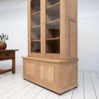 Vitrine 4 portes en chêne, début 20ème