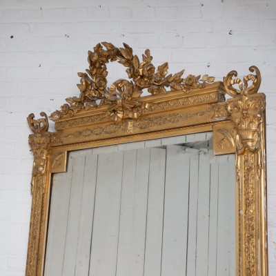 Grand miroir à fronton, Napoleon III