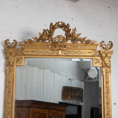 Grand miroir à fronton, Napoleon III