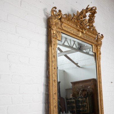 Grand miroir à fronton, Napoleon III