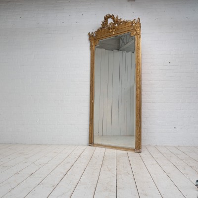 Grand miroir à fronton, Napoleon III