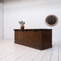 Comptoir en chêne, fin 19ème
