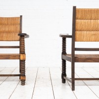 Paire de fauteuils style Charles DUDOUYT FRANCE 1940