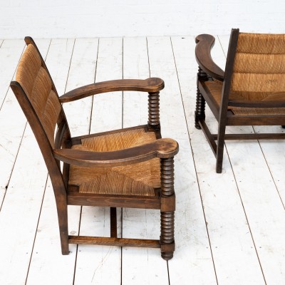 Paire de fauteuils style Charles DUDOUYT FRANCE 1940