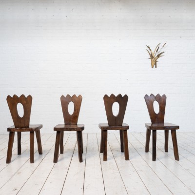 Ensemble de 4 chaises style Olavi Hanninen