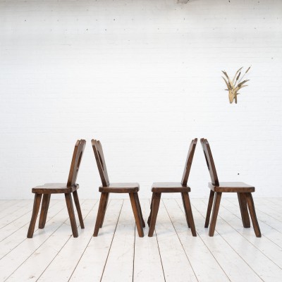 Ensemble de 4 chaises style Olavi Hanninen