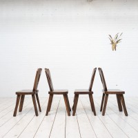 Ensemble de 4 chaises style Olavi Hanninen