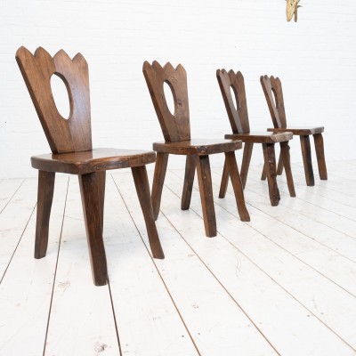 Ensemble de 4 chaises style Olavi Hanninen