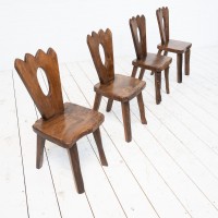 Ensemble de 4 chaises style Olavi Hanninen