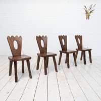 Ensemble de 4 chaises style Olavi Hanninen