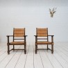 Paire de fauteuils style Charles DUDOUYT FRANCE 1940