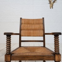 Paire de fauteuils style Charles DUDOUYT FRANCE 1940